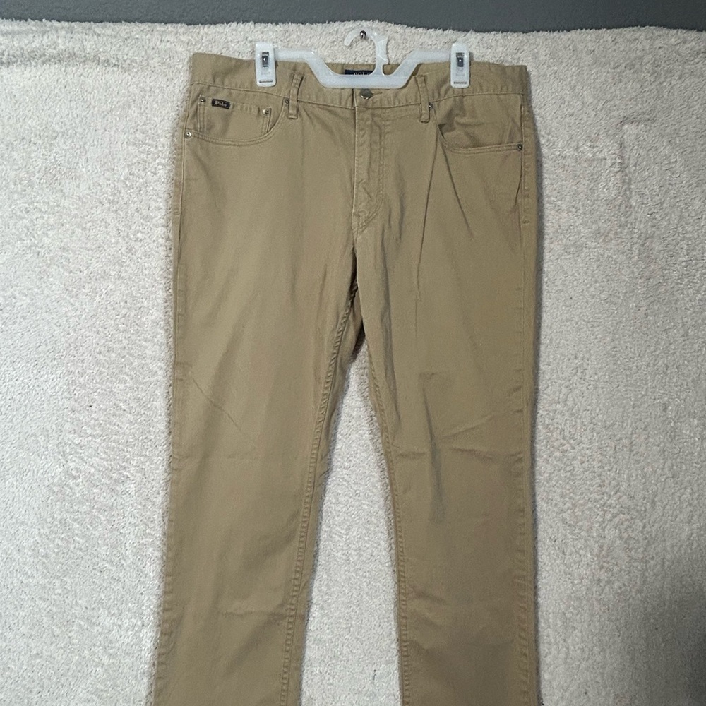 Polo Ralph Lauren Sullivan Straight Fit Pants Size 36x32 Preppy Casual Khaki